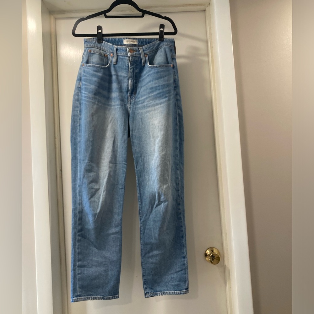 Madewell Tall Curvy Classic Striaght Jean
